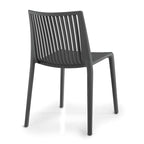 WRGHOME Modern Stacking Patio Dining Side Chair Indoor/Outdoor (Set of 2) - 32.28 H X 21.26 W X 22.04 D