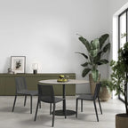 WRGHOME Modern Stacking Patio Dining Side Chair Indoor/Outdoor (Set of 2) - 32.28 H X 21.26 W X 22.04 D