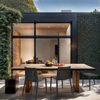 WRGHOME Modern Stacking Patio Dining Side Chair Indoor/Outdoor (Set of 2) - 32.28 H X 21.26 W X 22.04 D