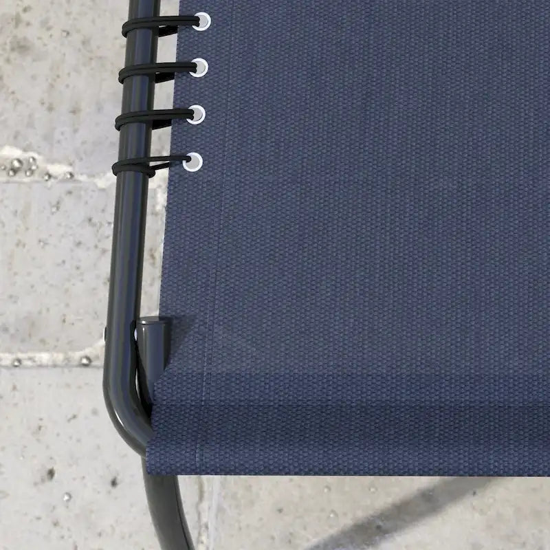 2 Piece Folding Chaise Lounge Chairs, Pool Sun Tanning Chairs, Outdoor Lounge Chairs