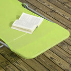 2 Piece Folding Chaise Lounge Chairs, Pool Sun Tanning Chairs, Outdoor Lounge Chairs