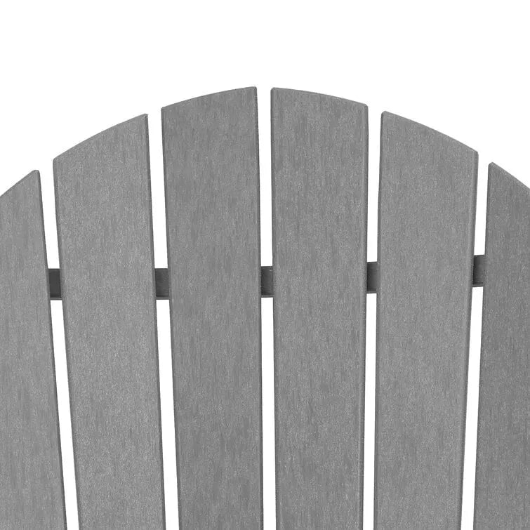 Plastic All Weather Outdoor Patio Foldable Adirondack Chair - Set of 4