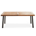 Outdoor Wooden Dining Table - 69.00 L x 32.25 W x 29.50 H