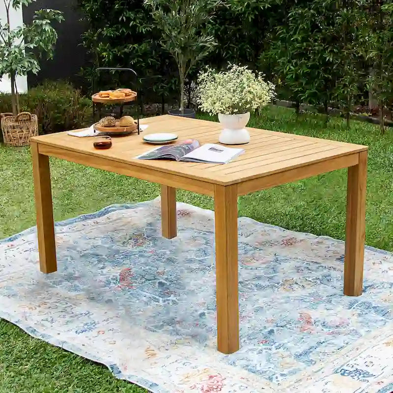 Cambridge Casual Paxton Teak Wood Outdoor Dining Table