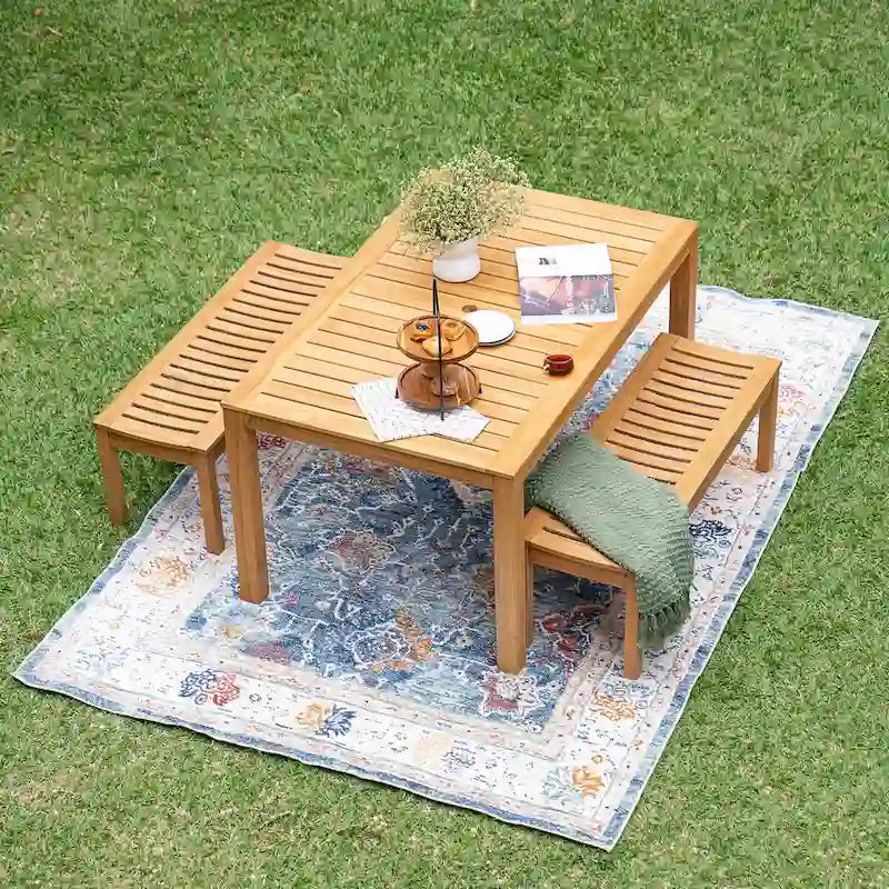 Cambridge Casual Paxton Teak Wood Outdoor Dining Table