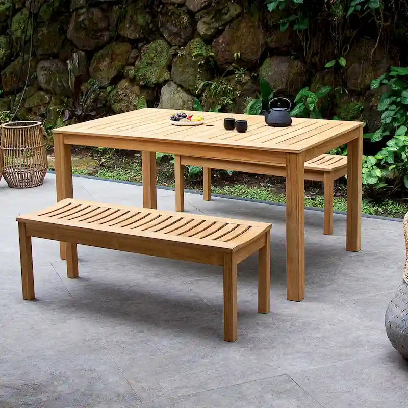 Cambridge Casual Paxton Teak Wood Outdoor Dining Table