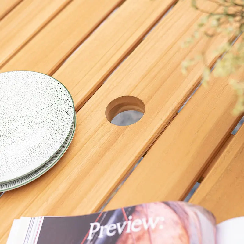 Cambridge Casual Paxton Teak Wood Outdoor Dining Table