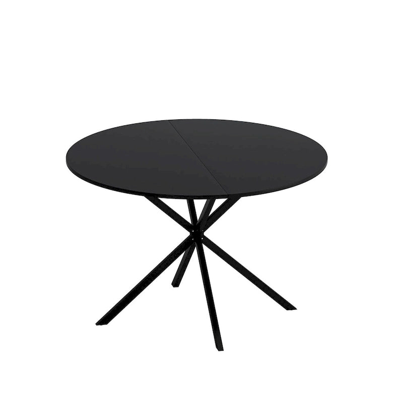 47.24 Modern Cross Leg Round Dining Table