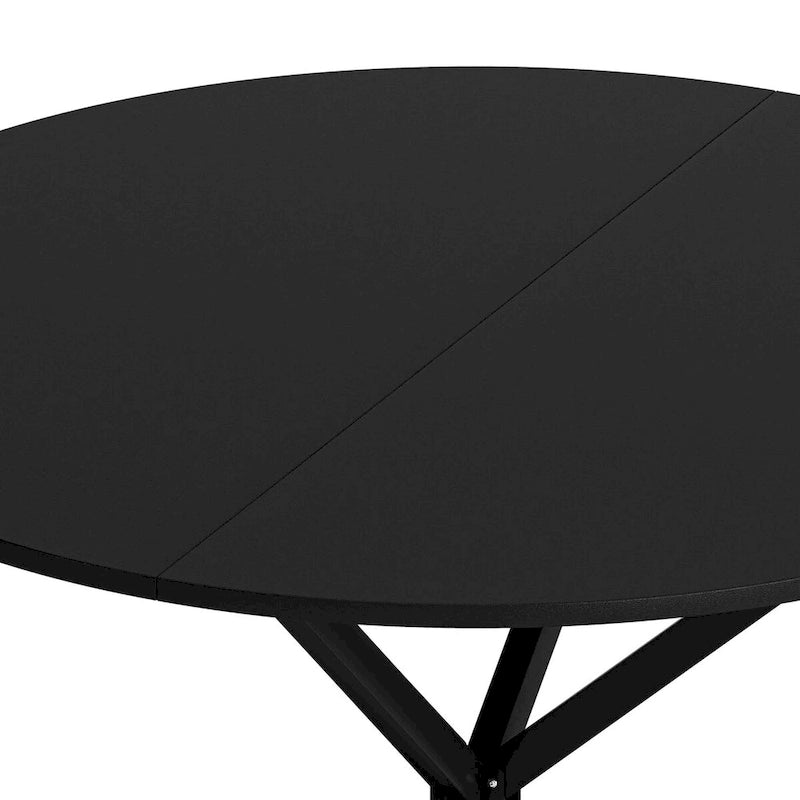 47.24 Modern Cross Leg Round Dining Table