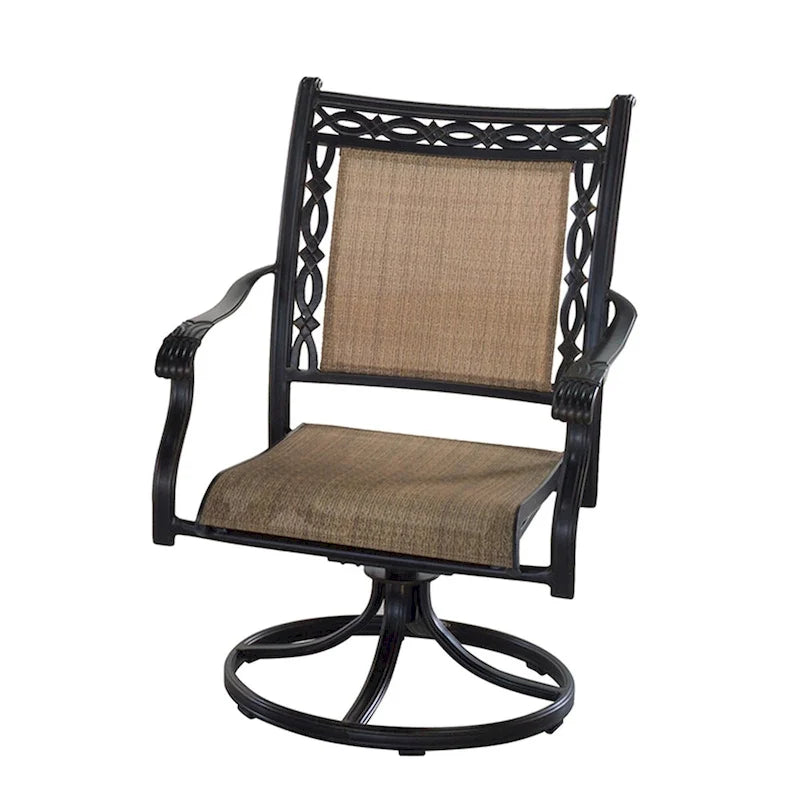 3 Piece Outdoor Cast Aluminum Dining Set with 2 Dining Chairs