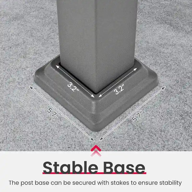 3-Person Outdoor Patio Gazebo Swing with Cushion