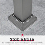 3-Person Outdoor Patio Gazebo Swing with Cushion