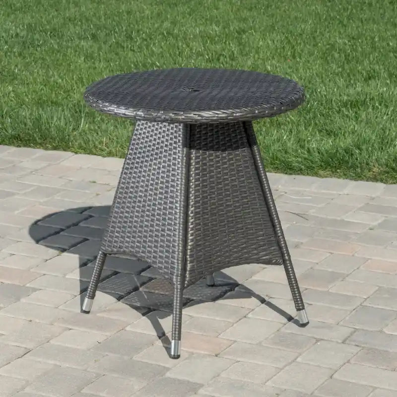 Outdoor Rattan Patio End Table