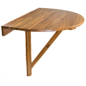 Teak Drop Leaf Balcony Table - 31-3/4 H x 34-1/2 L x 24 W