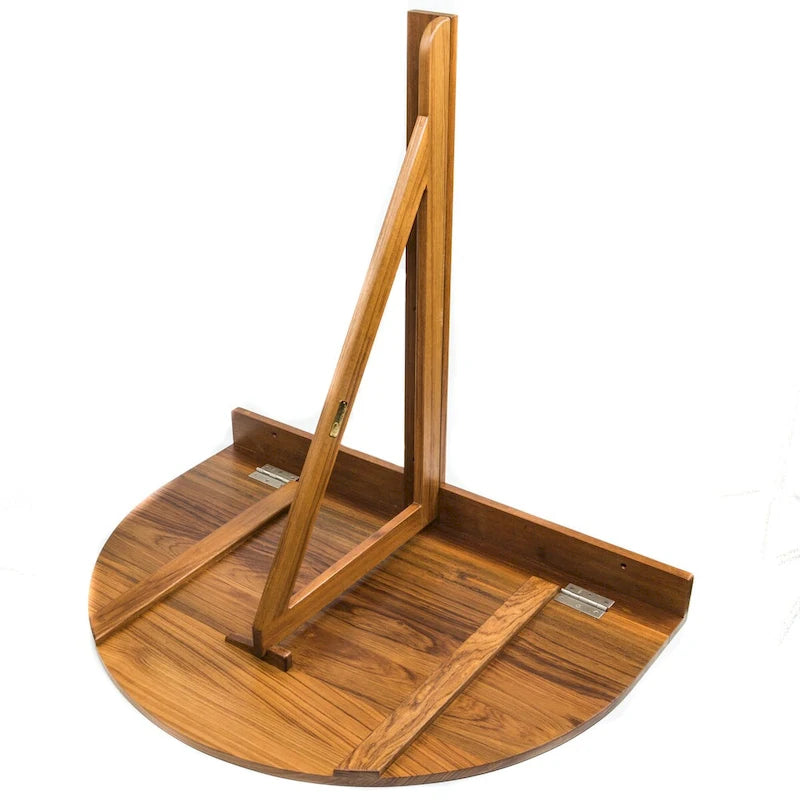 Teak Drop Leaf Balcony Table - 31-3/4 H x 34-1/2 L x 24 W